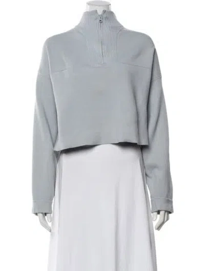Pre-owned Lunya Turtleneck Sweater In Blue