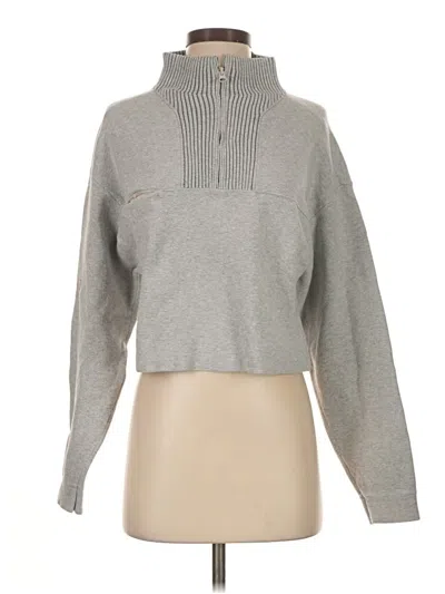 Pre-owned Lunya Turtleneck Sweater In Gray