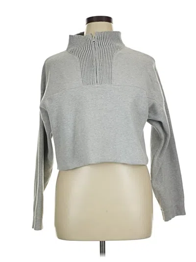 Pre-owned Lunya Turtleneck Sweater In Gray