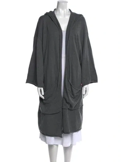 Pre-owned Lunya V-neck Sweater In Gray