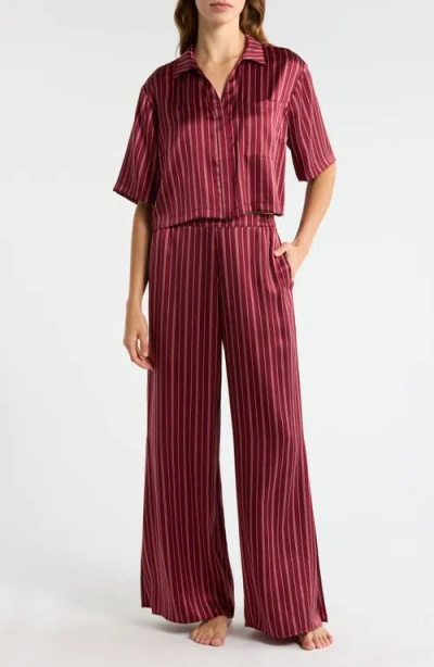 Lunya Washable High Waist Silk Pajamas In Multi