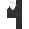 Lunya Washable Mulberry Silk Pajamas In Immersed Black