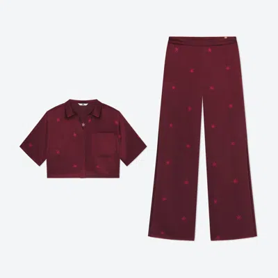 Lunya Washable Silk High Rise Pant Set
