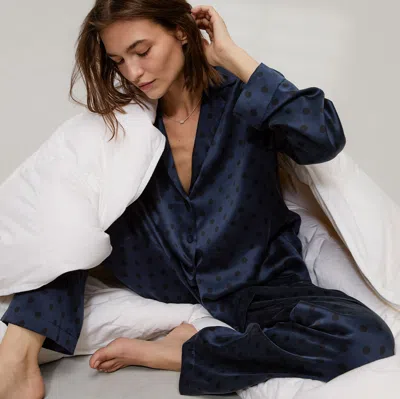 Lunya Washable Silk Long Sleeve Pant Set