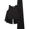 Lunya Washable Silk Pajamas In Black