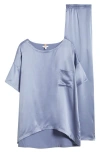 Lunya Washable Silk Pajamas In Pastoral Blue