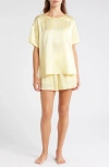 Lunya Washable Silk Short Pajamas In Midsummer Stripe