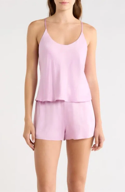 Lunya Washable Silk Short Pajamas In Pink