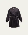 Lunya Washable Silk Short Robe In Multi