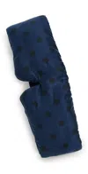 Lunya Washable Silk Sleep Mask Blue Ellipsis In Multi
