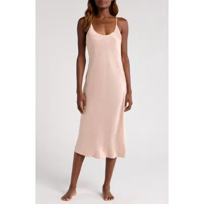 Lunya Women's Washable Bias Silk Slip Dress In Delicate Pink