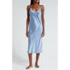 Lunya Washable Silk Slipdress Nightgown In Pastoral Blue