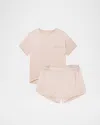 Lunya Washable Silk Tee & Shorts Pajama Set