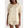 Lunya Washable Silk Tee Short Pajamas