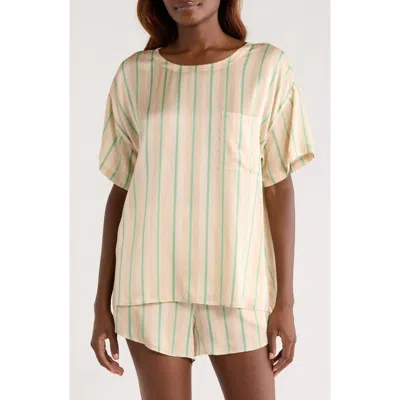 Lunya Washable Silk Tee Short Pajamas