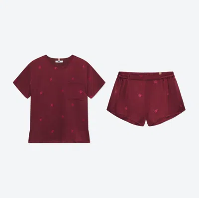 Lunya Washable Silk Tee Short Set