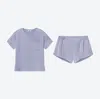 Lunya Washable Silk Tee Short Set