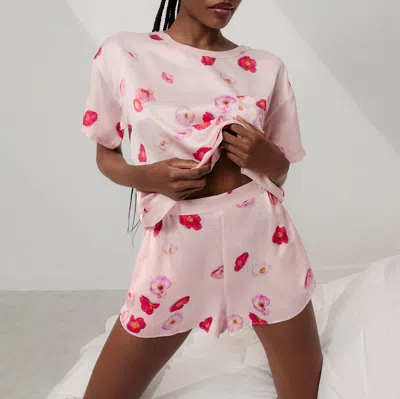 Lunya Washable Silk Tee Short Set