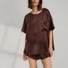 Lunya Washable Silk Tee Short Set