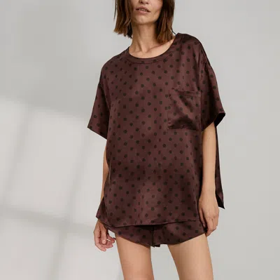 Lunya Washable Silk Tee Short Set
