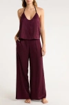 Lunya Washable Stripe Mulberry Silk Jacquard Pajamas In Pink