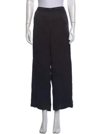 Pre-owned Lunya Wide Leg Pants In Black
