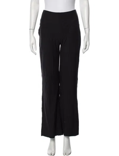 Pre-owned Lunya Wide Leg Pants In Black