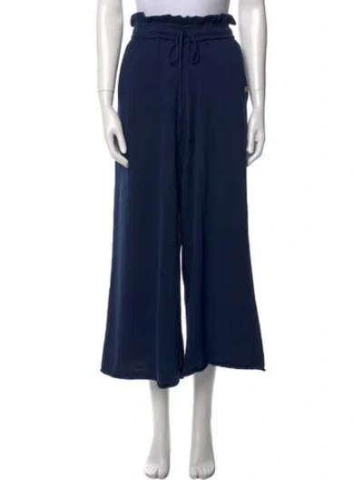 Pre-owned Lunya Wide Leg Pants In Blue