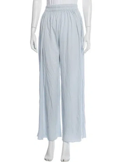 Pre-owned Lunya Wide Leg Pants In Blue