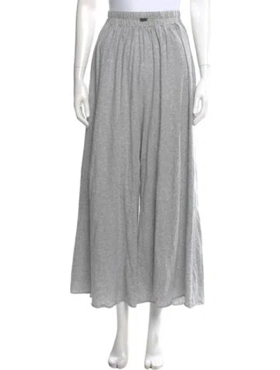 Pre-owned Lunya Wide Leg Pants In Gray