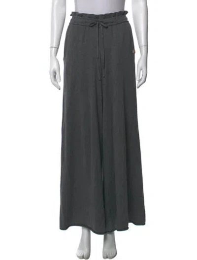 Pre-owned Lunya Wide Leg Pants In Gray