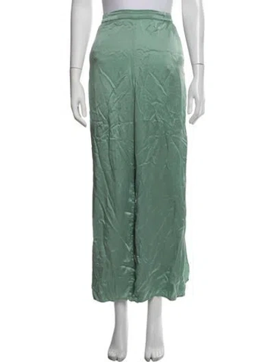 Pre-owned Lunya Wide Leg Pants In Green