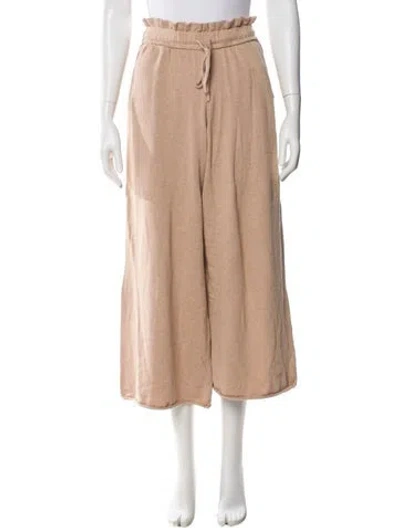 Pre-owned Lunya Wide Leg Pants In Neutral