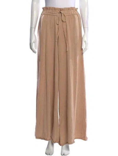 Pre-owned Lunya Wide Leg Pants In Neutrals