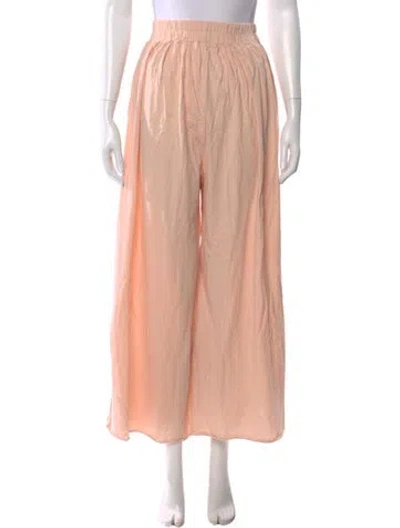 Pre-owned Lunya Wide Leg Pants In Pink