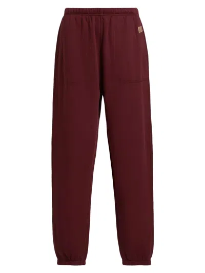 Lunya Women's Silksweats Cotton-blend Joggers In Calliope Wine