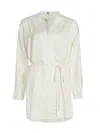 Lunya Washable Silk Robe In Tranquil White