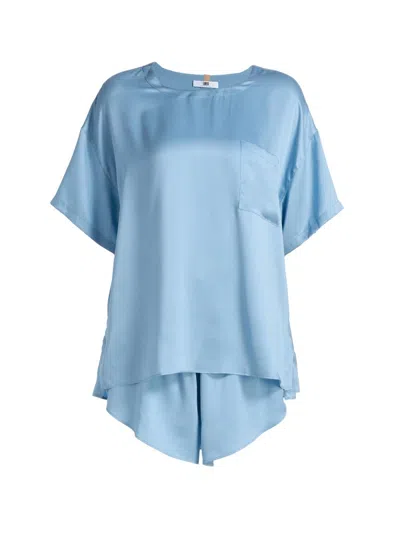 Lunya Women's Washable Silk T-shirt & Shorts Set