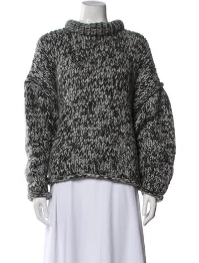 Pre-owned Lunya Wool Printed Sweater In Multi