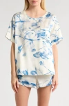 LUNYA LUNYA X GRACE DINES WASHABLE SILK SHORT PAJAMAS