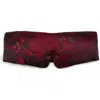 Lunya X Rosandich Floral Washable Silk Sleep Mask In Burgundy