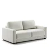 Luonto Belton Queen Size Power Sleeper Loveseat In Walnut Gemma