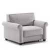 Luonto Casey Cot Size Sleeper Chair In Walnut Rene