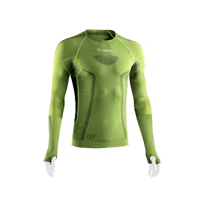 Lurbel Cristallo Long Sleeve T-shirt Pistachio In Green