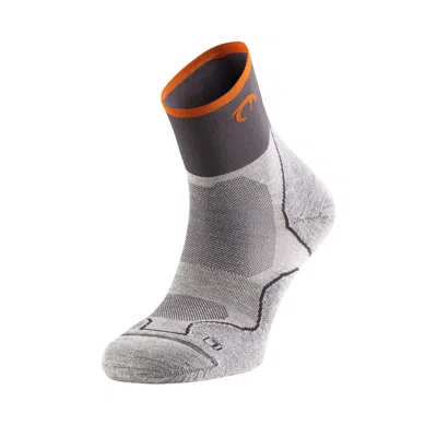 Lurbel Desafío Four Ice Gray Orange Socks In Multi