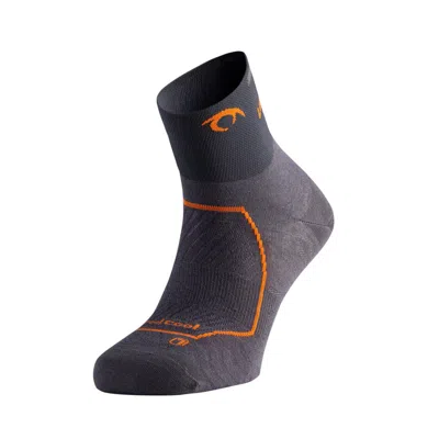 Lurbel Socks  Race Three Gray Orange In Black