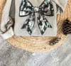 Lure Boutique Women's Camo Bow Sweatshirt In Khaki