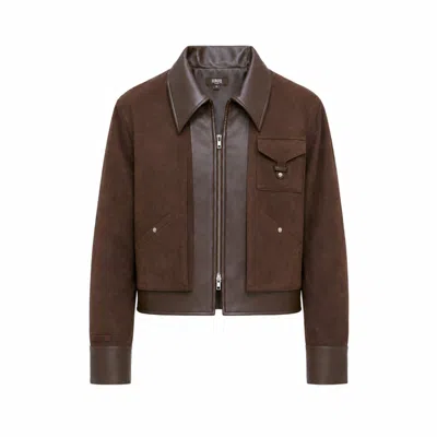 Luroq London Women's Brown Precision Box-pleat Jacket