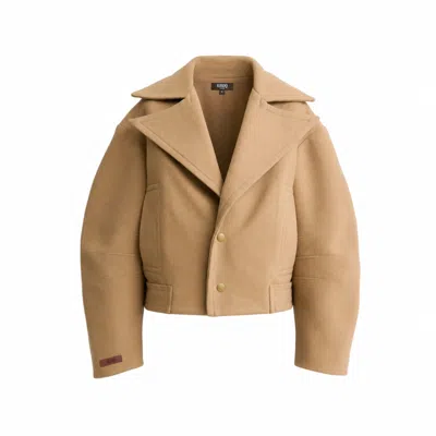 Luroq London Women's Neutrals Tailored Short Coat In Brown