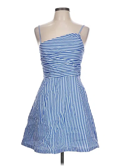 Pre-owned Lusana Casual Dress In Blue